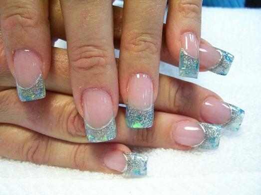 Fashionable winter manicure 2013 photo